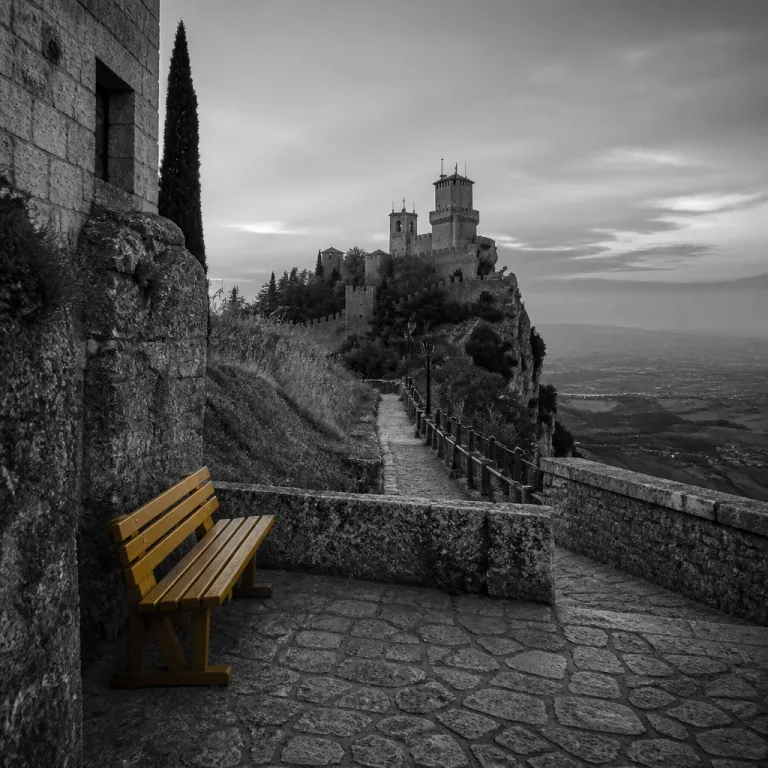 Late-Summer Evenings on Mount Titano: What the August Light Does After the Day-Trippers Leave
